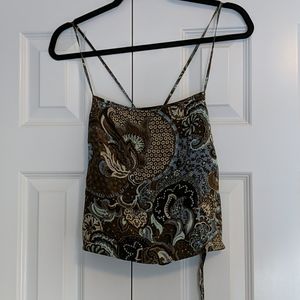 Beautiful Silk Crop Blouse